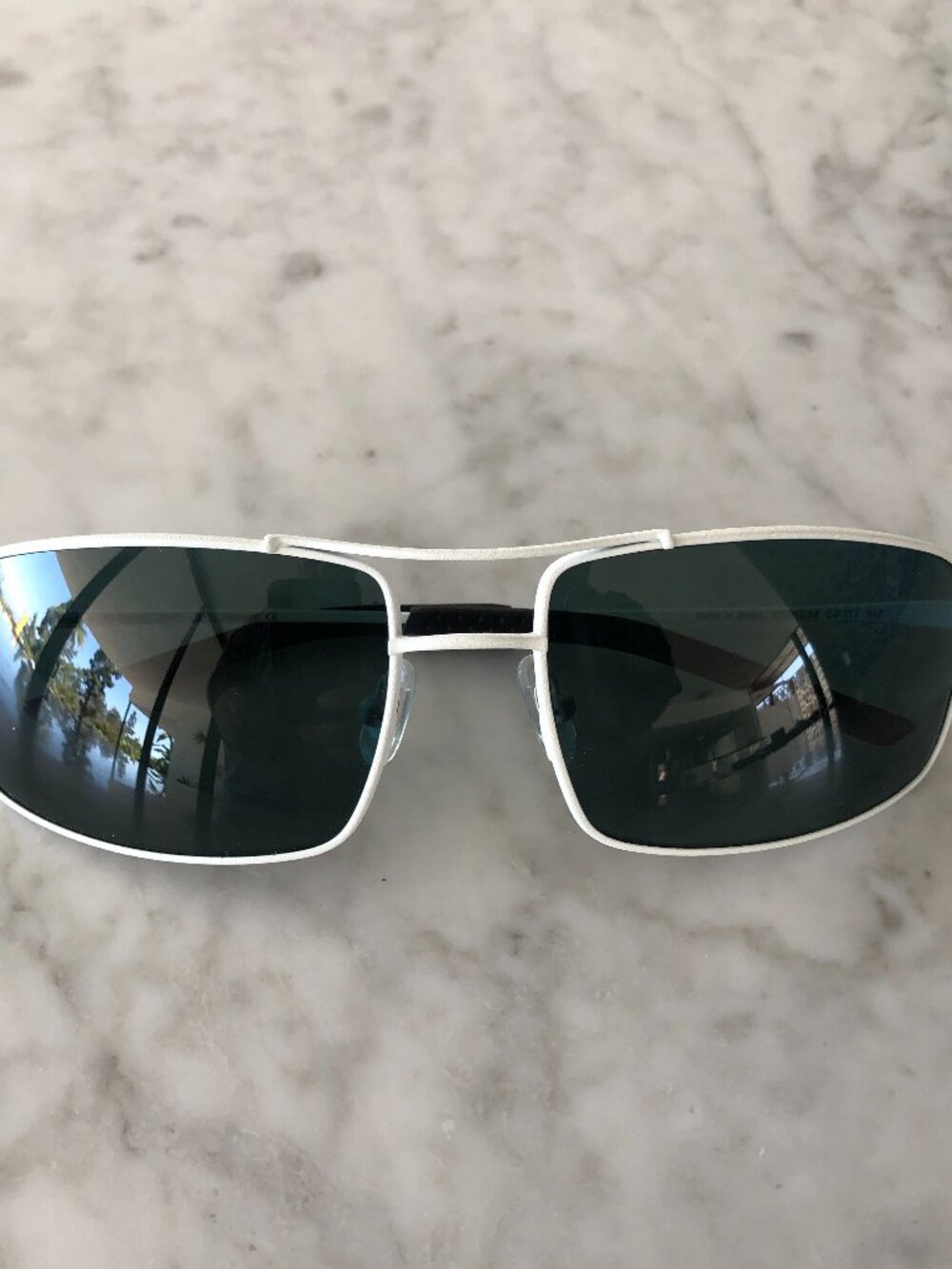 SAMA EYEWEAR SUNGLASSES MODEL BORA SPORT IN WHITE COLOR POLARIZED